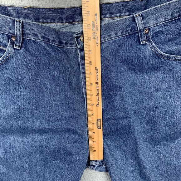 Wrangler Five Star Premium Jeans Mens 42x30 Blue Relaxed Fit Denim NWT - Picture 8 of 12